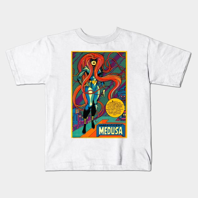 Medusa Kids T-Shirt by Shake Hands With Danger